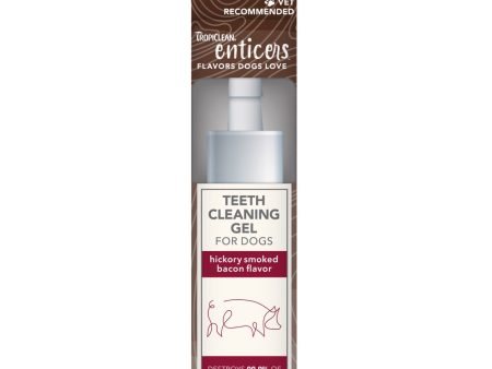 15% OFF: Tropiclean Enticers Hickory Smoked Bacon Flavor Teeth Cleaning Gel For Dogs 2oz on Sale