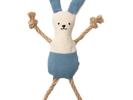 15% OFF: FuzzYard Life Cotton Bunny Plush Cat Toy (French Blue) For Sale