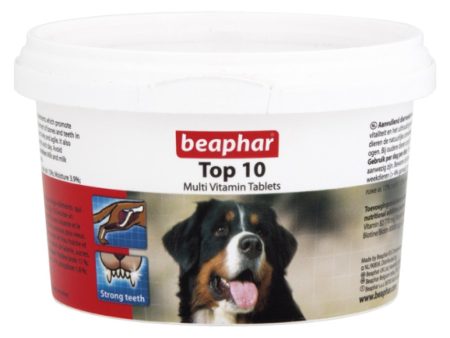 Beaphar Top 10 Multi-Vitamin Tablets Dog Supplement 180 Tabs For Discount