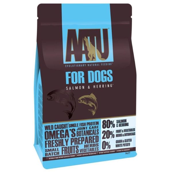 AATU Salmon & Herring Grain Free Dry Dog Food Online now