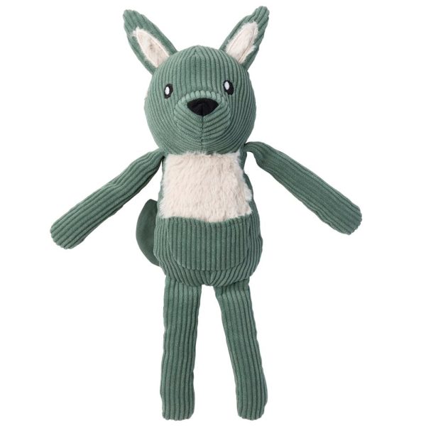 15% OFF: FuzzYard Life Myrtle Green Kangaroo Plush Dog Toy Online