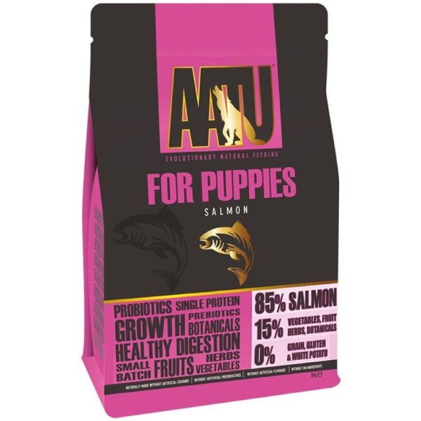 AATU For Puppies Salmon Grain Free Dry Dog Food For Cheap