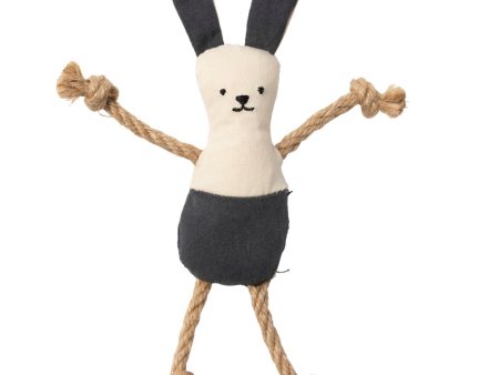 15% OFF: FuzzYard Life Cotton Bunny Plush Cat Toy (Slate Grey) Fashion