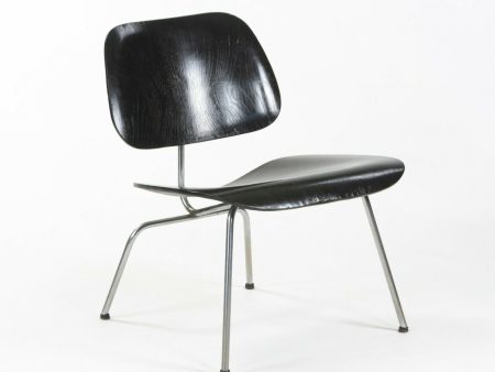 1952 Herman Miller Eames LCM Lounge Chair Metal Legs with Ebonized Wood Finish Online now