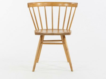 1947 George Nakashima for Knoll N19 Straight Chair in Natural Birch For Discount