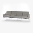 1957 Arne Jacobsen Fritz Hansen of Denmark Sofa Model 3300 4 4-Seat Sofa Knoll For Cheap