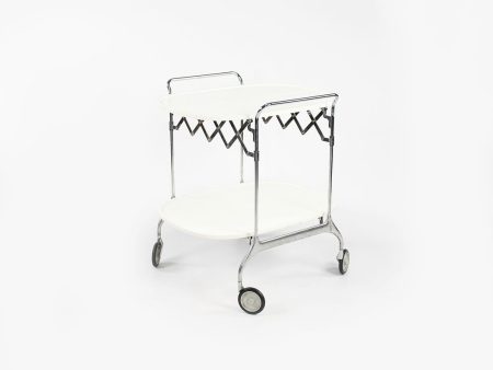 2009 Gastone Trolley Bar Cart   Tray Table, Model 4470 by Antonio Citterio and Glen Oliver Low for Kartell Steel, Chrome, Aluminum, Plastic, Paint, Rubber Discount