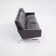 2002 PK31 Three Seat Sofa by Poul Kjaerholm for Fritz Hansen in Black Leather #1 Online now