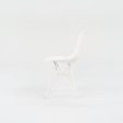 2014 Set of Four Eames Plastic Shell Chairs in White with Eiffel Base Online Sale