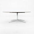 2010 Florence Knoll Dining Table   Desk in Brown Emperador Marble 78 x 48 inch For Cheap