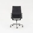 2010 Aluminum Group Executive Desk Chair by Ray and Charles Eames for Herman Miller in Black Naugahyde 2x Available Online now