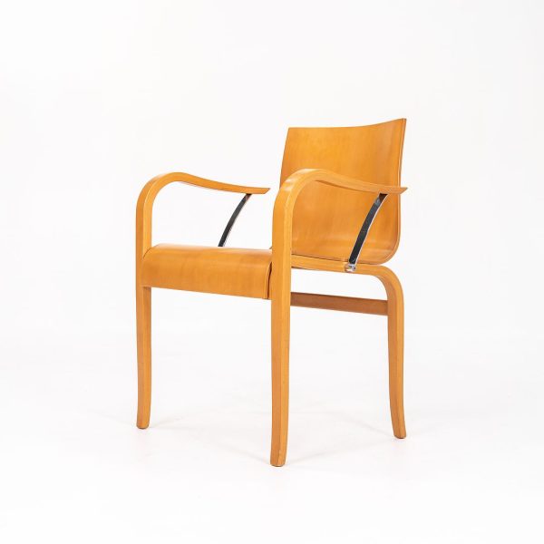 1989 Ginotta Arm Chair by Enrico Franzolini for Crassevig Wood, Steel For Sale