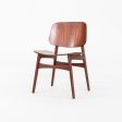 1950s Set of Six Borge Mogensen No. 155 Dining Chairs for Soborg Mobler in Teak on Sale