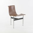 Katavolos Littel and Kelley T Chairs for Laverne International in Brown Leather Sale