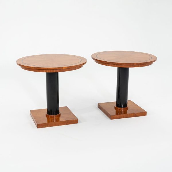 1990s Pair of Michael Graves for Arkitektura Kyoto Side or End Tables in Cherry Sale