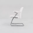 2000 Art Collection Dining Chair by Walter Knoll in White Leather 6x Available Discount