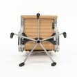 2010s Eames Aluminum Group Management Desk Chair by Ray and Charles Eames for Herman Miller in Tan Leather on Sale