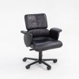 1998 Hollington Office Chair by Geoff Hollington for Herman Miller in Black Leather 2x Available on Sale