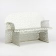 1997 Richard Schultz Topiary Outdoor Seating Bench   Sofa Custom Aluminum Finish Fashion