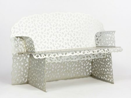 1997 Richard Schultz Topiary Outdoor Seating Bench   Sofa Custom Aluminum Finish Fashion