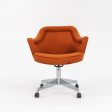 1971 Rolling Office Chair by Hiebert in Orange Fabric Discount