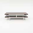 2011 Tara Coffee Table by Deirdre Jordan and Vincente Jimenez of Troscan Design for Holly Hunt in Rosewood and Polished Steel For Cheap