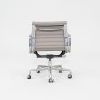 2010s Herman Miller Eames Aluminum Management Desk Chair in Grey Naugahyde For Cheap