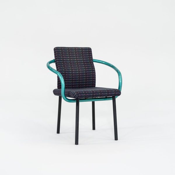 1990s Mandarin Chair by Ettore Sottsass for Knoll with Fabric Upholstery 2x Available For Cheap