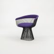 1960s Platner Arm Chair, Model 1725 by Warren Platner for Knoll with Bronzed Finish and Purple Fabric For Cheap