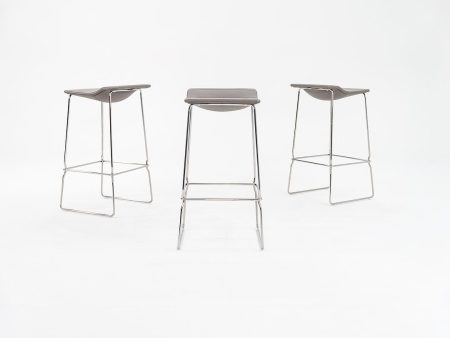 2010s Set of Three Last Minute Bar Stool by Patricia Urquiola for Viccarbe Cheap