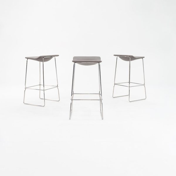 2010s Set of Three Last Minute Bar Stool by Patricia Urquiola for Viccarbe Cheap