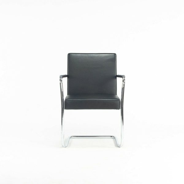 2010s Walter Knoll George Cantilever Stacking Chairs designed by EOOS in Black Leather For Cheap