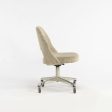 1974 Eero Saarinen for Knoll Rolling Executive Office Chairs Original Tan Fabric Sale