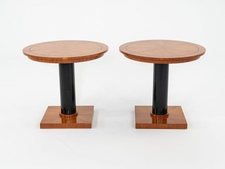 1990s Pair of Michael Graves for Arkitektura Kyoto Side or End Tables in Cherry Sale