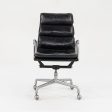 1988 Soft Pad Executive Chair, Model EA420 by Ray and Charles Eames for Herman Miller in Black Leather For Sale