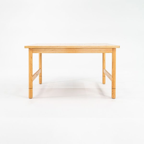 1980s Danish Modern Oak Desk   Dining Table 40 x 50 x 28.5 inches Fashion