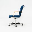 1980s Plaano Chair by Yrjo Kukkapuro for Avarte in Birch with Blue Fabric & Pneumatic Base Online Hot Sale