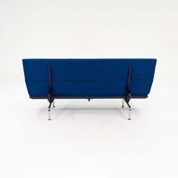 2006 S-473 Compact Sofa by Ray and Charles Eames for Herman Miller with New Blue Upholstery Online Sale