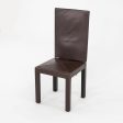 2005 Paolo Piva for B&B ltalia Arcadia High Back Dining Side Chair in Brown Leather 12+ Available Supply