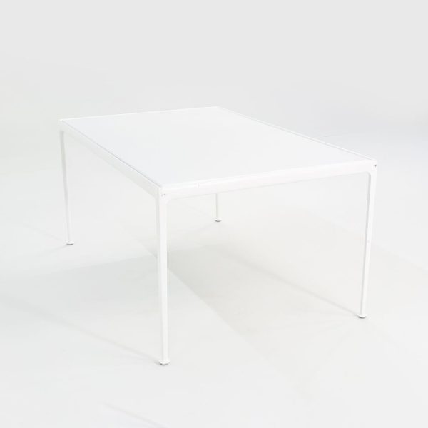 2010s 1966 Collection Dining Table, 1966-28H by Richard Schultz for Knoll in White with White Top Fashion