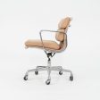 1996 Eames Soft Pad Management Chair, EA435 by Ray and Charles Eames for Herman Miller in Tan Hopsack Fabric 6x Available on Sale