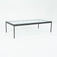 1970s Rectangular Coffee Table, Model TA.35.60.72 by Nicos Zographos for Zographos Designs in Patinated Bronze For Sale