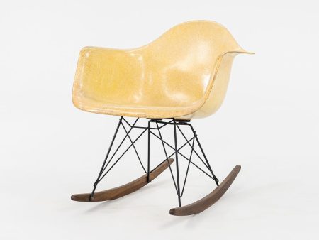 1951 Herman Miller Eames RAR Fiberglass Rocking Chair with Rope Edge and Zenith Tags Discount