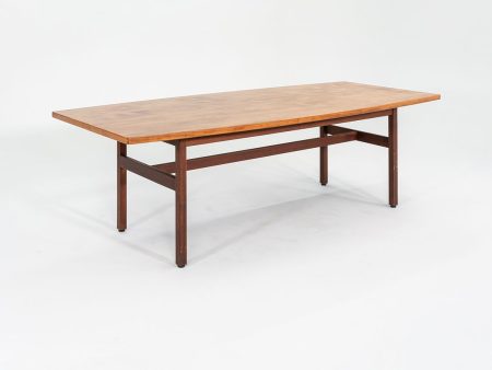 1960s Jens Risom Design Inc. Walnut Dining or Conference Table, Model T 180 Online Hot Sale