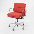 2010s Soft Pad Management Chair, EA435 by Ray and Charles Eames for Herman Miller in Red Fabric For Cheap