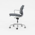 2010s Soft Pad Management Chair, EA435 by Ray and Charles Eames for Herman Miller in Grey Fabric Sale