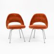 1970s Knoll Saarinen Exeutive Side Chair, 72C by Eero Saarinen for Knoll Steel, Fabric, Foam, Plastic Supply