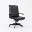 C. 2006 Richard Sapper for Knoll Executive Desk Chair in Black Leather 2x Available For Discount