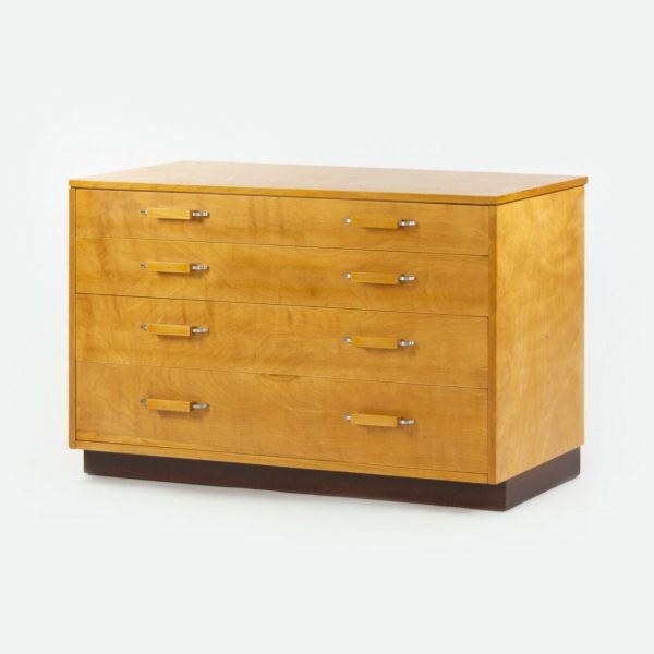 Eliel Saarinen & Pipsan Saarinen Swanson Johnson Furniture Co Four Drawer Dresser Cabinet For Discount