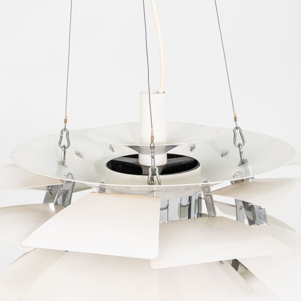 1970s Poul Henningsen for Louis Poulsen Large Artichoke Pendant Lamp in White Online Hot Sale